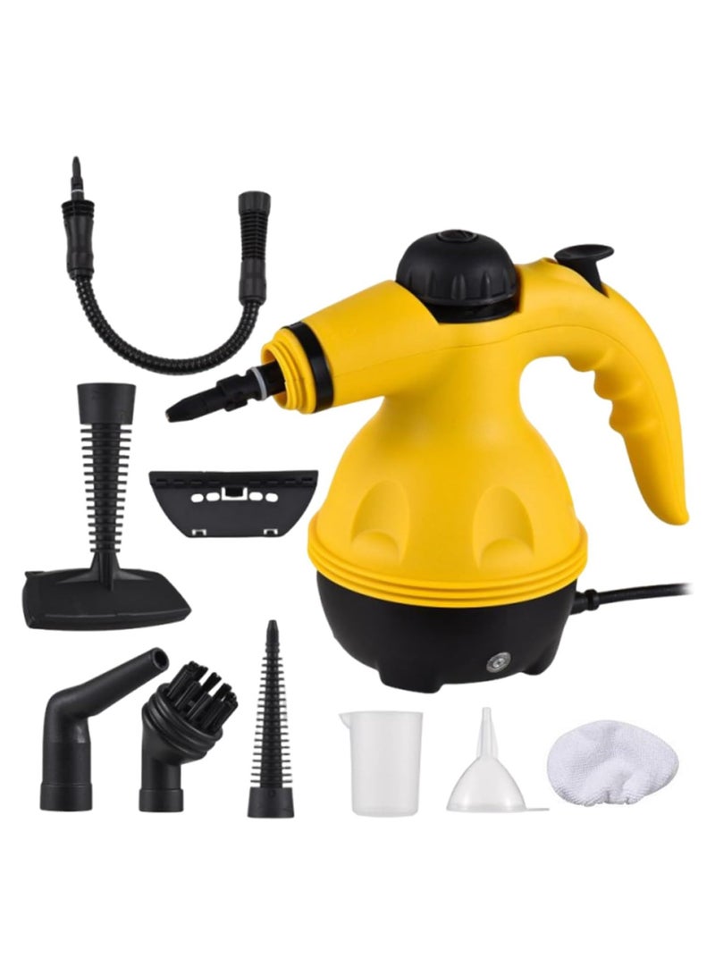 Beauenty Portable Handheld Steam Cleaner 1000W Multifunctional High Temperature Pressurized Steam Cleaning Machine with 9PCS Accessory for Kitchen Sofa Bathroom Car Window - Image 1